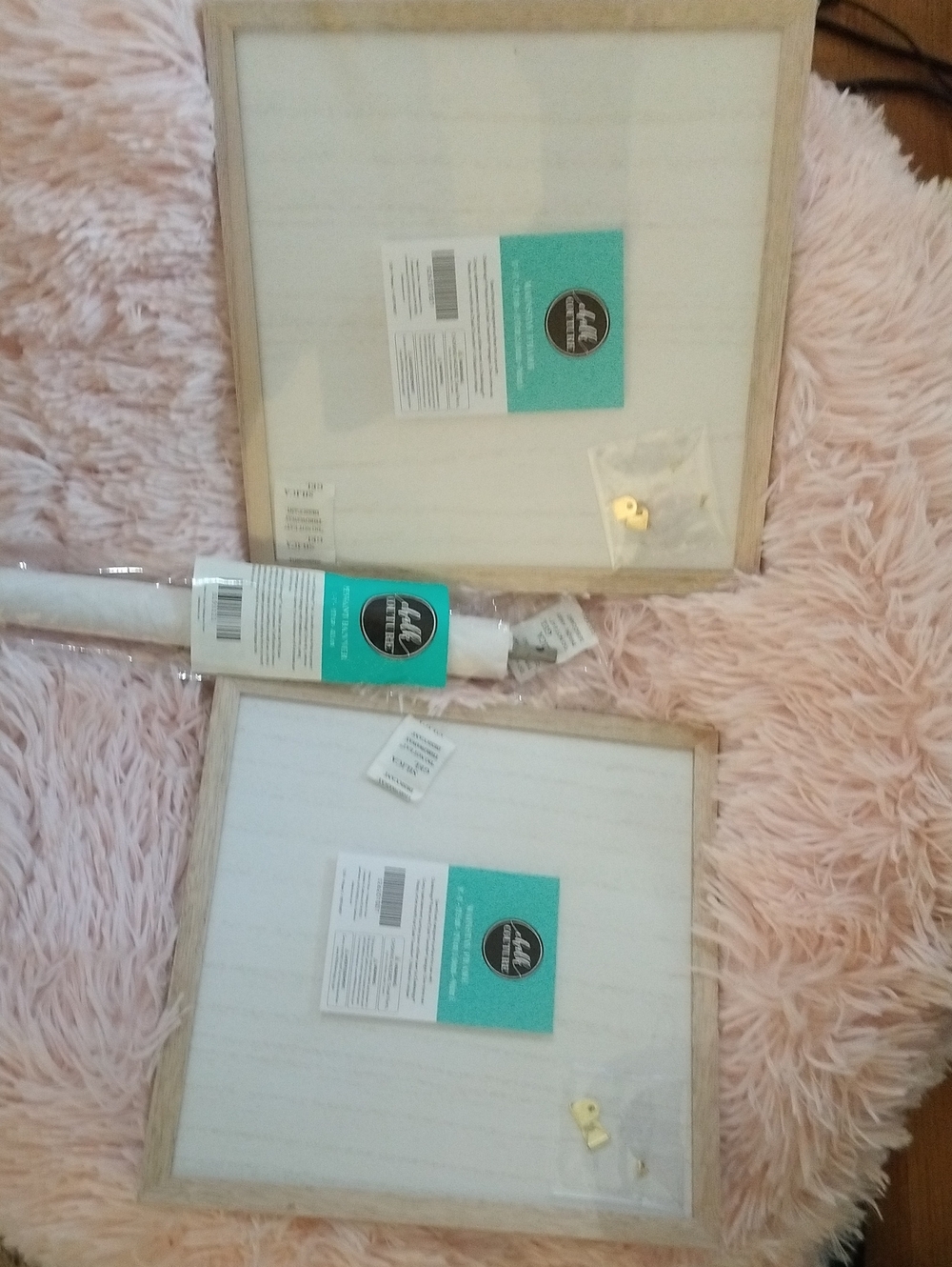 3 Chalk Couture White Mainstay Frames Aand 1 Pennant Banner